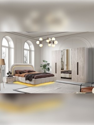 Şehzade %100 Mdf Uludağ Yatak Odası Takımı