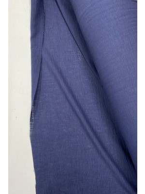 Beta Moda Hub Keten Kumaş - Organik Kumaş - Perde Kumaşı - Ince Keten - Kıyafet Için Kumaş Örtü Lacivert