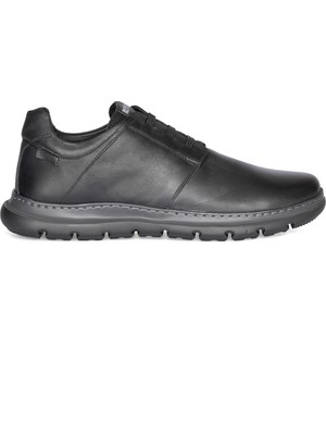 Marcomen 20024 Hakiki Deri Siyah Erkek Ayakkabı