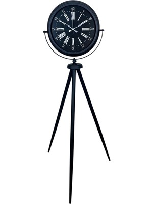 ForWhat Büro Ev Ofis Hediyesi Için Ambians Siyah Tripod Ayaklı Saat