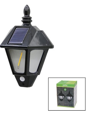 Go İthalat 2 Pcs  Solar - Güneş Enerjili Duvar Lambası Cob LED Sensörlü= 3 Mod Fonksiyon Bahçe-Balkon-Sokak PT-2981 (5224)