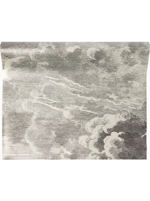 Fornasetti x Cole-Son Nuvolette Gri, Bulut Desenli Dekoratif Duvar Kağıdı