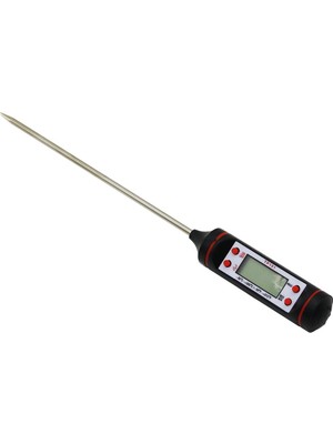 Go İthalat Dijital Mutfak Gıda Termometresi Çubuk Şiş  -50  Derecec - +300 Derecec (5224)