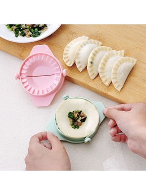 Go İthalat 3&amp;apos;lü Çiğ Börek Kurabiye Hamur Işi Ravioli Kesme Kalıbı Aparatı (5224)