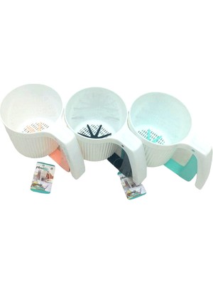 Go İthalat Plastik Pratik Çevirmeli Un Elek (5224)