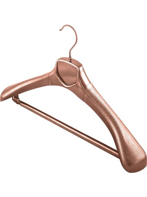 Manken İstanbul 10 Adet  Bakır Kaplama Plastik Ceket Askısı Kıyafet Askısı Takım Elbise Askısı