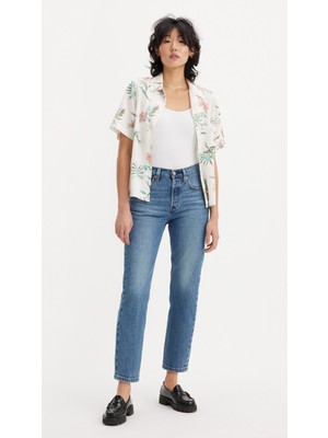 Levi's 501 Crop Local Tr Blue Its True Kadın Jeans A7739-0012