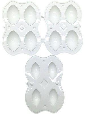 Go İthalat Plastik 4lü Içli Köfte Yapma Kalıp Aparatı (5224)