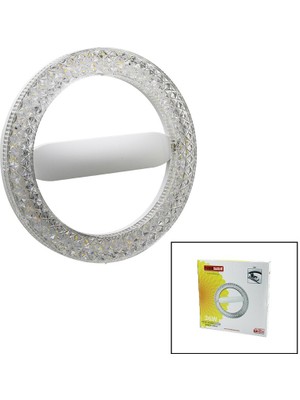 Go İthalat Nisaluce EAMP-059/1 Mika Kristal Simit Model LED Ampul 36W E27 3 RENK=6500K 2700 Lumen (5224)