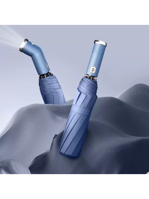 Neva Prime Mavi El Fenerli Şemsiye