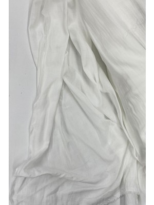 Beta Moda Hub Çok Amaçlı Müslin Pamuklu Bebek Örtü ve Battaniye Kumaşı Müslin Bez Kırık Beyaz 11