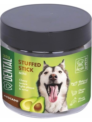 Braventa Collection M-Pets Dental Snack Avocado Stuffed Stick Mini Ödül 100 gr
