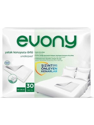 Braventa Collection Evony Yatak Koruyucu Jumbo Örtü 60 x 90 cm 30 Adet