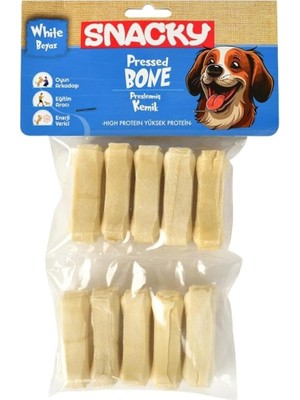 Braventa Collection Beyaz Köpek Çiğneme Kemiği 5 cm 10'lu