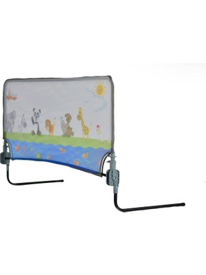 Braventa Collection Agubugu Baby AGU-105-90 Katlanabilir Yatak Bariyeri (Hayvan Desenli, 90CM)