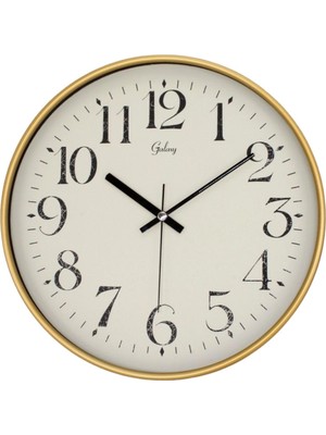 Braventa Collection 30 cm Gerçek Cam Sessiz Mekanizma Duvar Saati