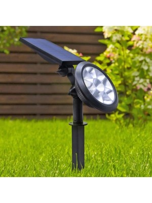 Braventa Collection 18W LED Solar Kazıklı Çim Armatür Güneş Enerjili Yeşil Çim Lambası Bahçe Ağaç Çalı Duvar Aydınlatma