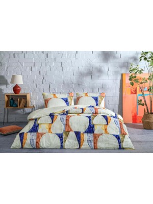 Braventa Collection Axel Düz Pamuk Nevresim Takımı, Mavi, Çift Kişilik