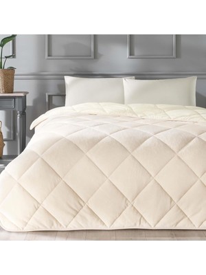 Braventa Collection Taç Teddy Düz Çarşaf + Yastık KILIFI:%100 Pamuk Yorgan+Yastık Iç DOLGU:%100 Polyester Uyku Seti, Bej