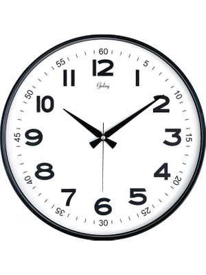 Braventa Collection Emores 41 cm Akar Saniye Sessiz Mekanizma Duvar Saati