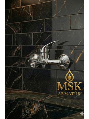 Krom Mix Banyo Bataryası Çeşmesi