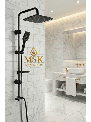 Siyah Lüks Duş Robot