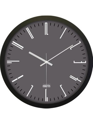 Braventa Collection 30 cm Gerçek Cam Sessiz Mekanizma Duvar Saati