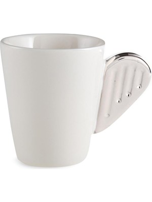 Braventa Collection Jumbo Golfline Club Parlak Beyaz Mug