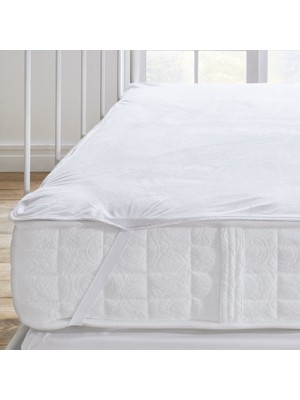 Braventa Collection Bedding Micro Fit Lastikli Alez Tek Kişilik Alez - Beyaz