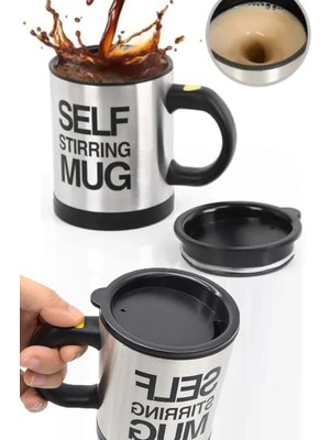 Braventa Collection Mobee Karıştırıcı Özellikli Mikser Kupa Bardak Self Stirring Mug