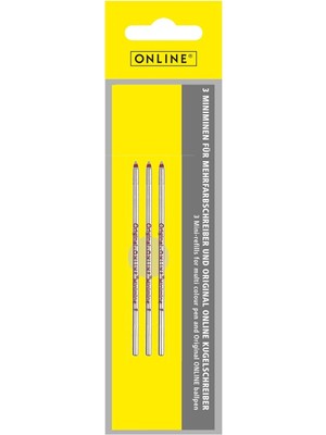 Braventa Collection Online Short Refill 3 Lü Set M Red