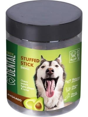 Braventa Collection M-Pets Dental Snack Avocado Stuffed Stick Small Ödül 170 gr