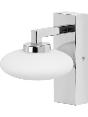 Braventa Collection Ledvance LED Banyo Lambası, Krom, 7 W, 500 Lm, 3000 – 6500 K, 12 Cm, IP44, Orbis Elypse Duvar Lambas
