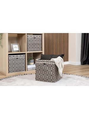 Braventa Collection Pazar Kapısı Çok Amaçlı Raf Düzenleyici Organizer Kutu Sepet (Bohe)