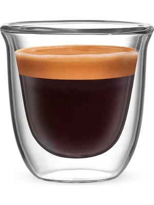 Braventa Collection - Firenze Çift Duvarlı Cam Bardak 80ML 2'li Set