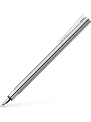Braventa Collection Faber-Castell Neo Slim Parlak/çelik Dolma Kalem (M)