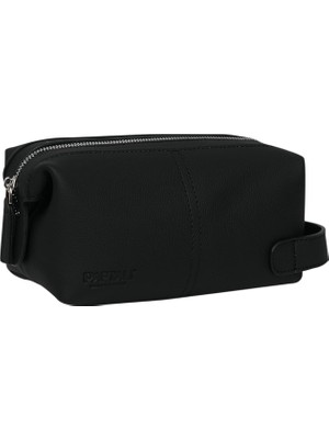 Braventa Collection Dopp Kit, Kişisel Bakım ve Seyahat Çantası, 20X10X10 Cm, Kahverengi, Bej, Siyah (Siyah)