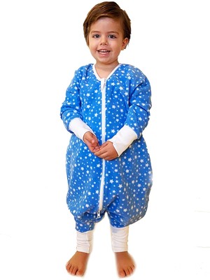 Braventa Collection , Uzun Kollu, Oeko-Tex Mikro Polar, Bebek Çocuk Uyku Tulumu (6-18AY)