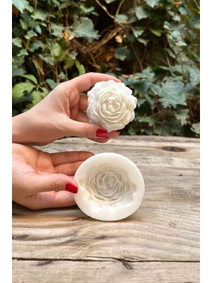 Braventa Collection Şakayık Küçük Mum Kalıbı (Silikon) 1 Adet