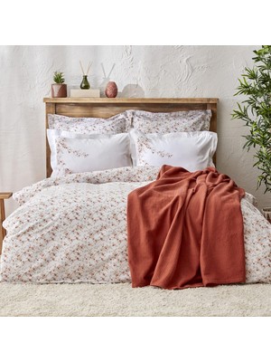 Braventa Collection Mizu %100 Pamuk Çift Kişilik Pike Hediyeli Nevresim Takımı