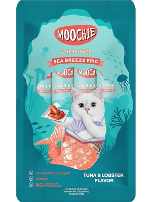 Braventa Collection Moochie Sıvı Kedi Ödülü Ton-Istakoz 5X15 gr