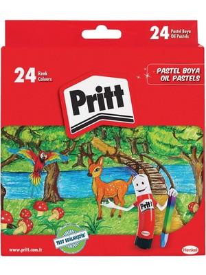 Braventa Collection Pritt Kuru Boyalar, Canlı Renklerde Boya Kalemi, Açması Kolay ve Dayanıklı Silinebilir Kalem, Yumuşa