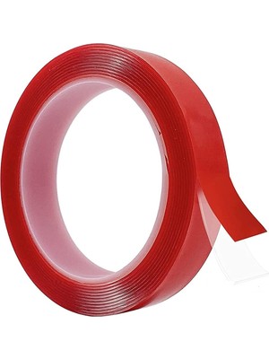 Braventa Collection Çift Taraflı Bant Şeffaf Silikonlu Su Geçirmez Montaj Bandı Çerçeve Resim Montaj Bandı (25MMX5METRE)