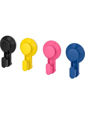 Braventa Collection Tisken Vantuzlu Kanca, Karışık Renkler