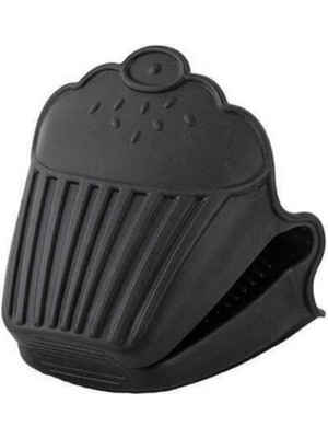 Braventa Collection Silikon Isıya Dayanıklı Tutacak – Siyah