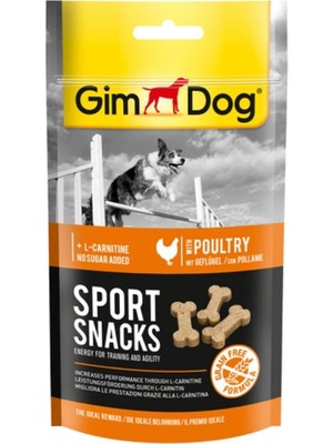 Braventa Collection Gimdog Sportsnacks Tavuk & L-Carnitinli Köpek Ödül Tableti, 60 gr