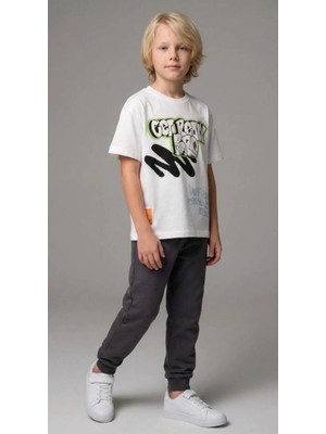 Lucco Get Ready Bro Yazı Baskılı Eşofman Takımı