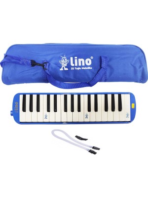 Braventa Collection Lino Melodika 32 Tuşlu Bez Çanta Mavi