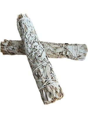 Braventa Collection California White Sage 22CM Tütsü Demeti -%100 Doğal ve Sürdürülebilir Üretim - 2'li Set