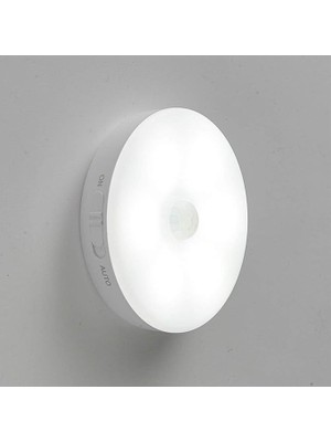 Braventa Collection Wellhise L02 2 Renkli USB Şarjlı Mıknatıslı Hareket Sensörlü Gece Lambası, Koridor, Dolap Içi Aydınl